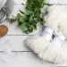 How to naturally dye yarn with mint.