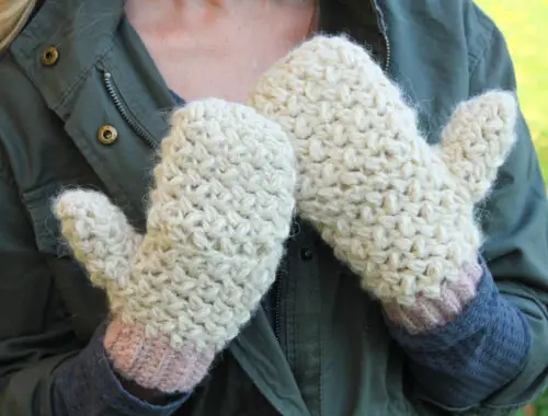 Cozy Convertible Crochet Mittens Free Crochet Pattern