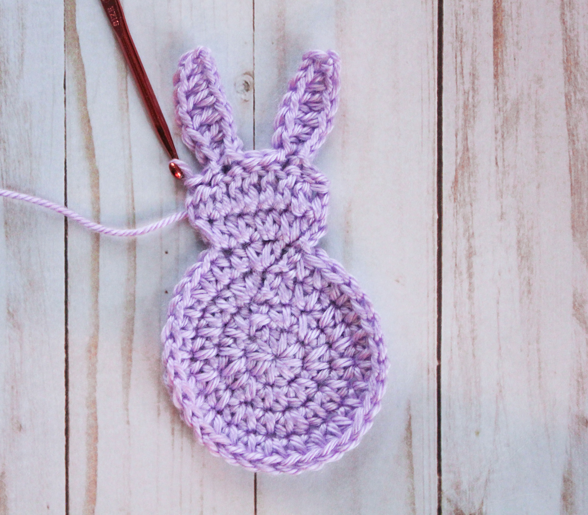 Crochet Easter Bunny Garland | Free Pattern - The Knotted Nest