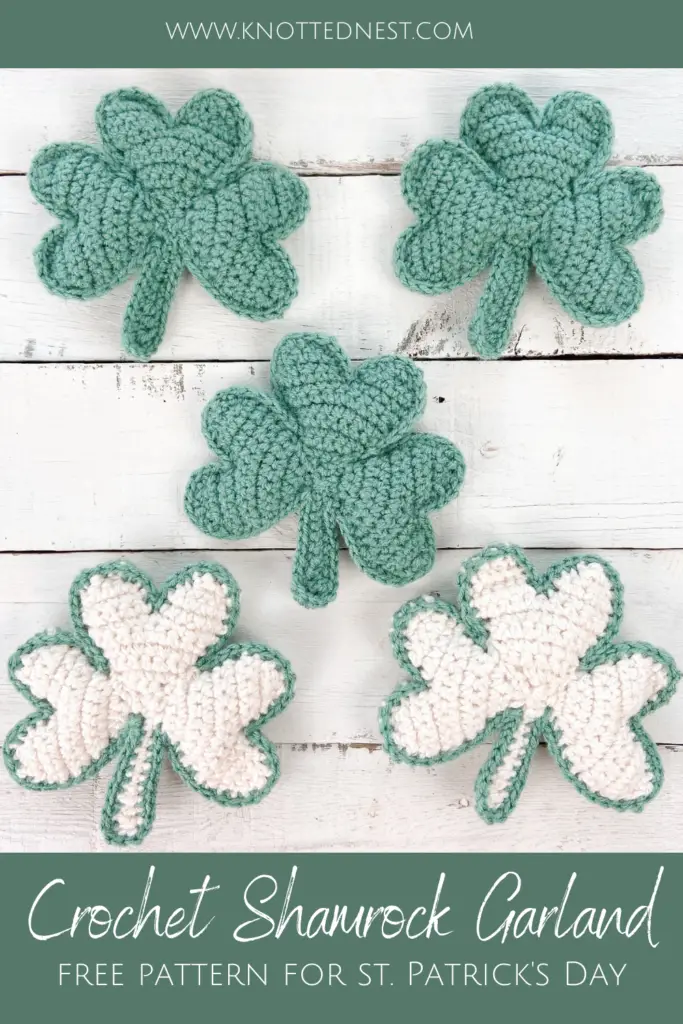 St. Patrick's Day Crochet Garland Free Pattern