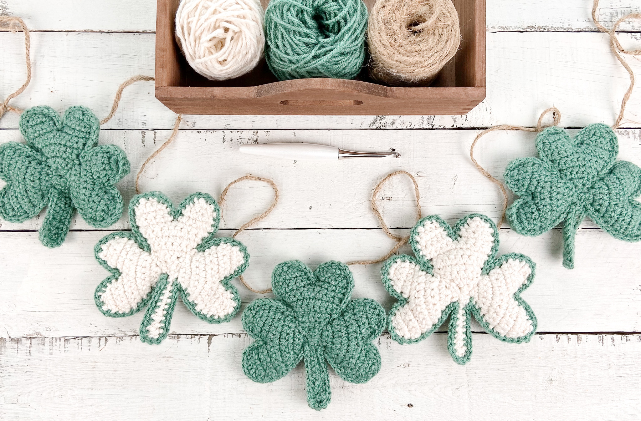 Easy Crochet Tutorial St Patricks Day Clover Crochet Shamrock Crochet Clover