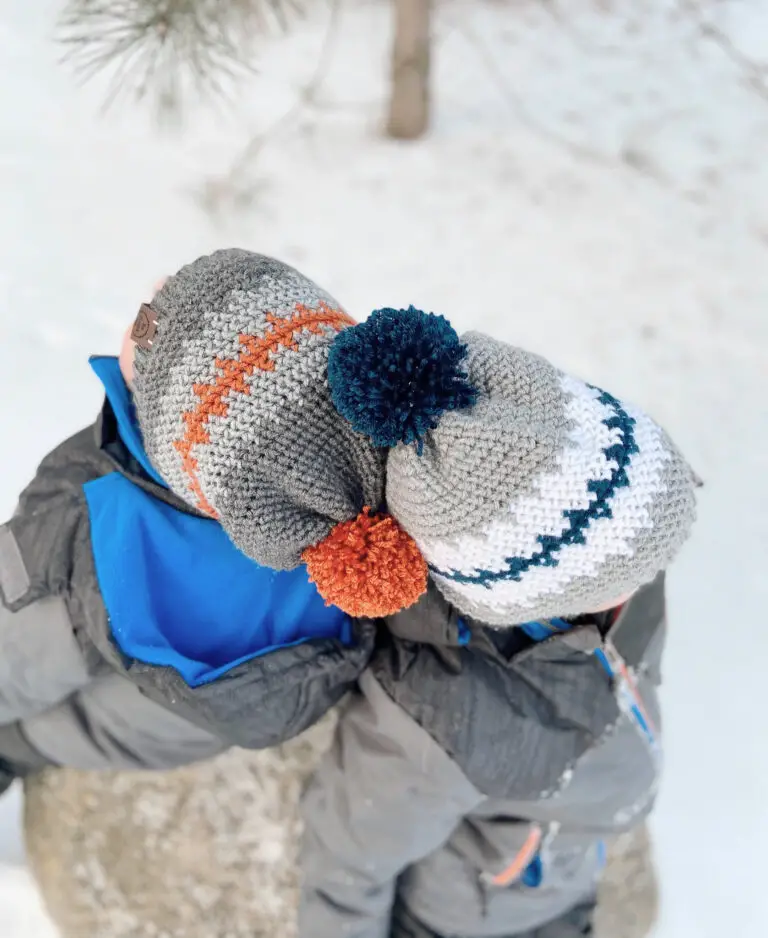 The Buddy Beanie: A Free Crochet Hat Pattern for Boys - The Knotted Nest