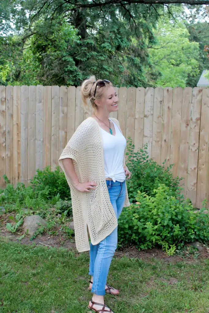 Magnolia Summer Pocket Shawl Free Easy Pattern