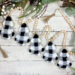 Buffalo Plaid Christmas Crochet Garland Free Pattern