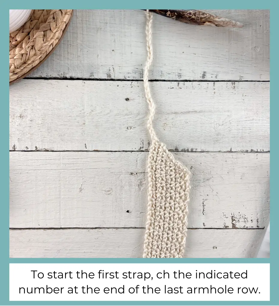 making the first strap