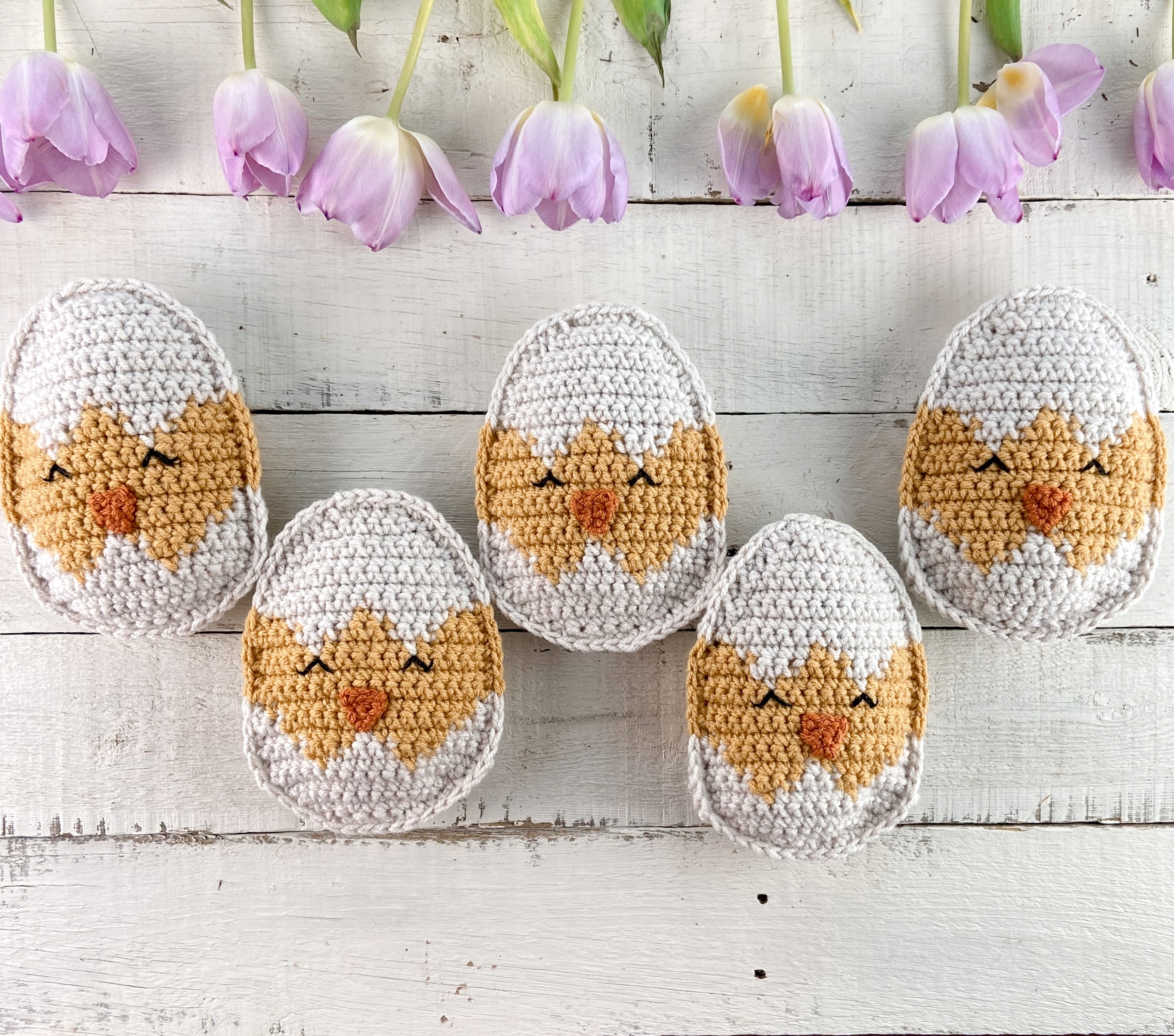 Easy Easter Crochet Chicks Garland