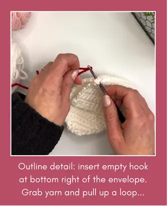 how to add the surface slip stitch detail