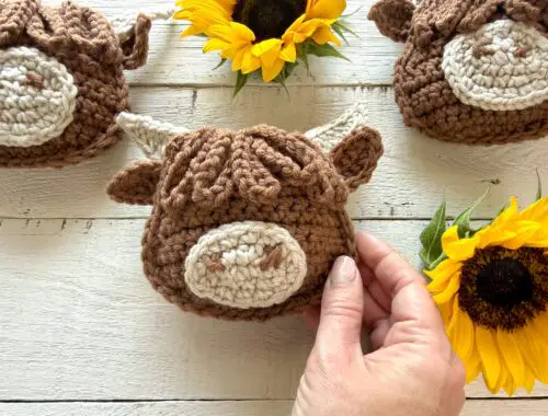 Crochet Highland Cow Free Pattern